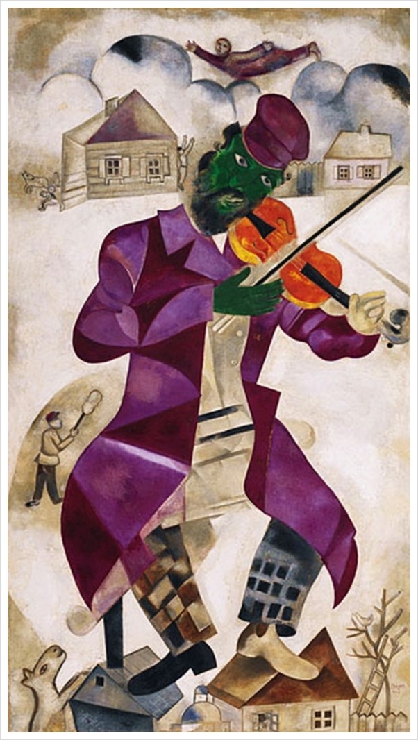 The Green Violinist by Marc Chagall